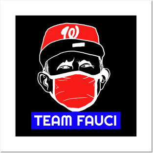 fauci baseball mask Posters and Art